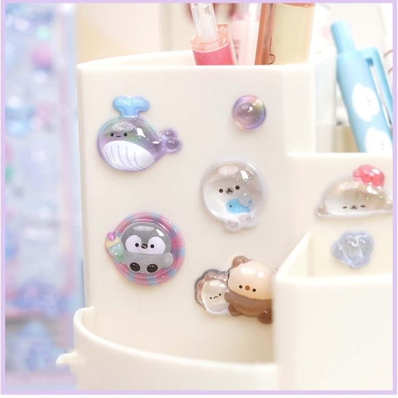 Cute Animal Puffy Stickers Set 200 pc 3D print - Picture 5 of 8